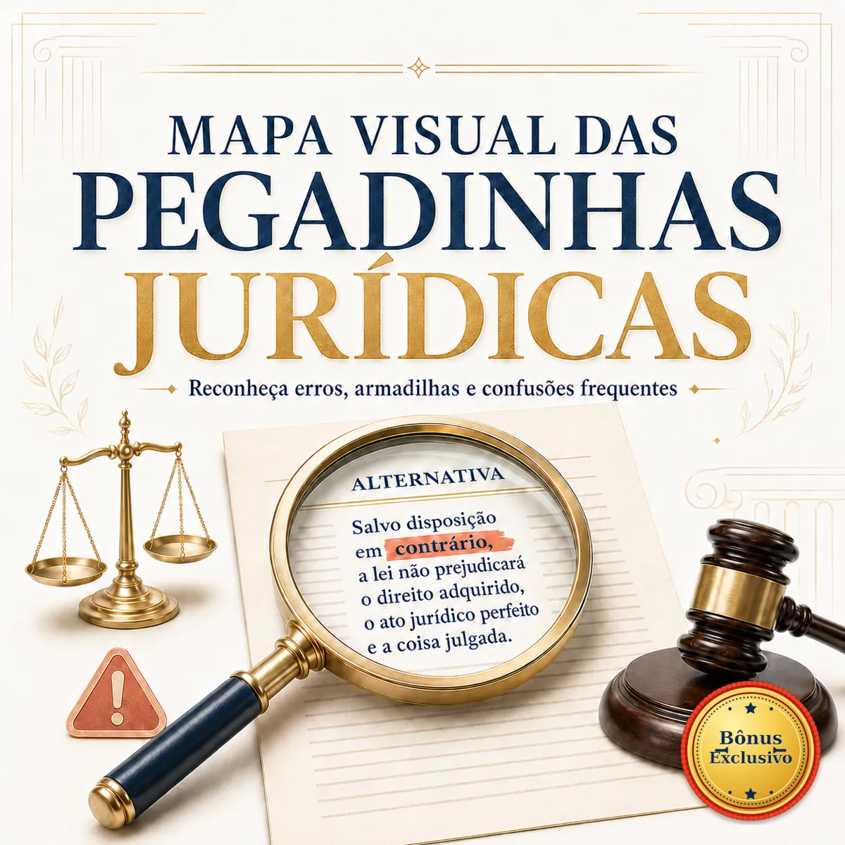Mapa Visual das Pegadinhas Jurídicas